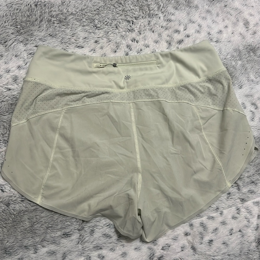 Athleta Women's Athletic Shorts in Light Gray